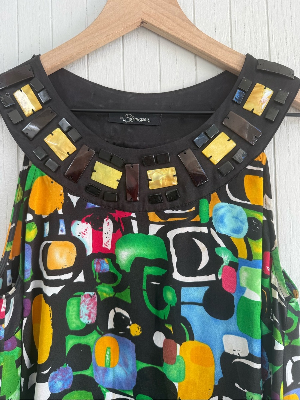60’s Style Silky Mini dress by Sharagano.